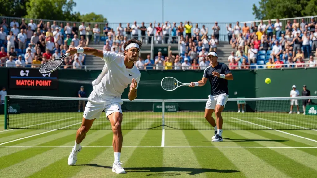 Fritz Saves Match Point to Finally Halt Shelton's Winning Run in Halle