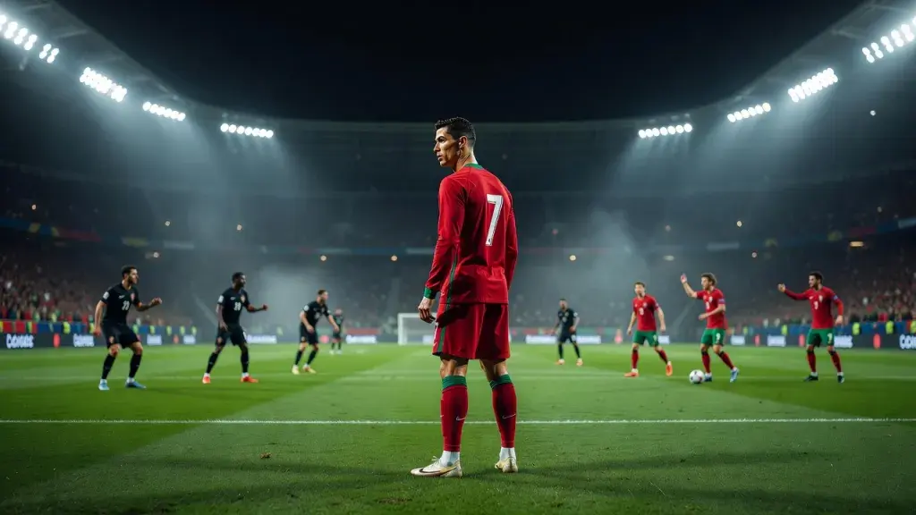 Ronaldo Reaches 10-Game Scoreless Run at Major Tournaments With Portugal