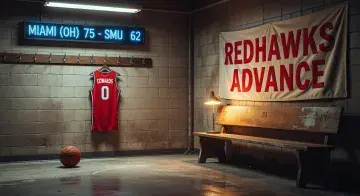 Miami (Ohio) defeats SMU 75-62 in NCAA First Four; guard B.J. Edwards ruled out