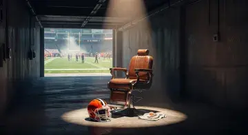 Cleveland Browns head coach Todd Monken misses NFL coaches group photo due to haircut