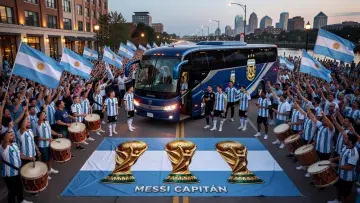 Argentina Depart for Arrowhead as World Cup Fever Grips Kansas City